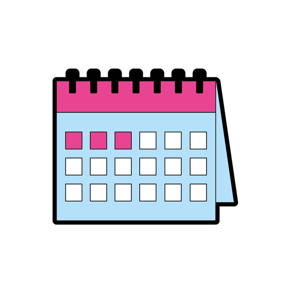 important calendar to remember special days vector illustration - Vector, Image