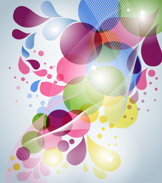 Abstract colorful background - Vector, Imagen