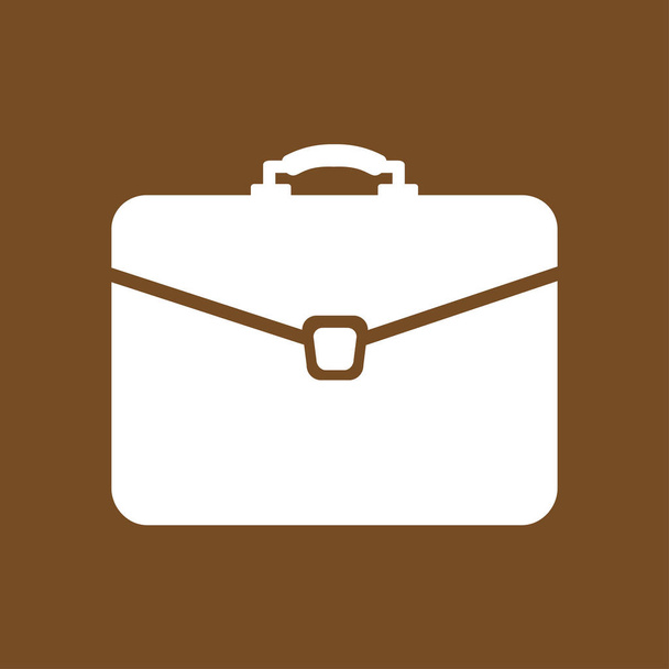 Evrak çantası ikonu, vektör illüstrasyonu. düz tasarım biçimi  - Vektör, Görsel