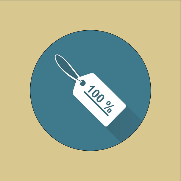 Sale tags icon. Flat design style. Vector EPS 10. - Vector, Image