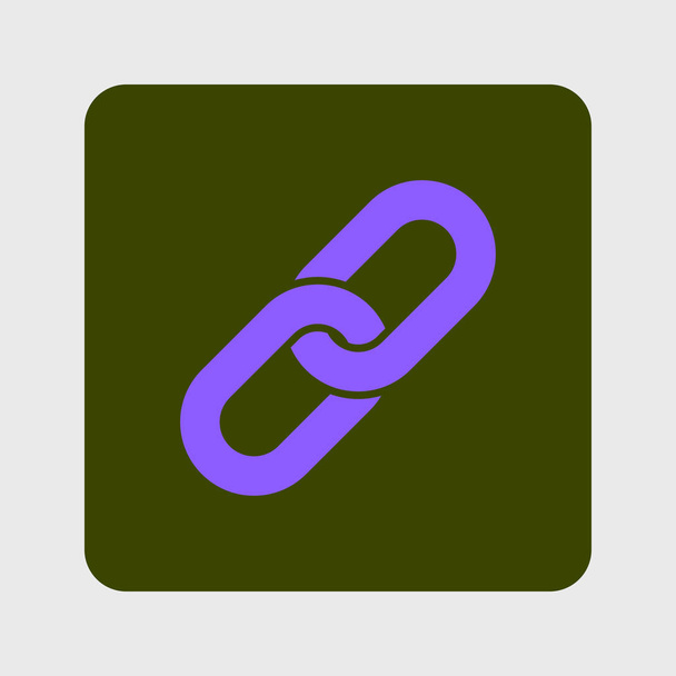 Lien unique icon.Chain lien simbol
. - Vecteur, image