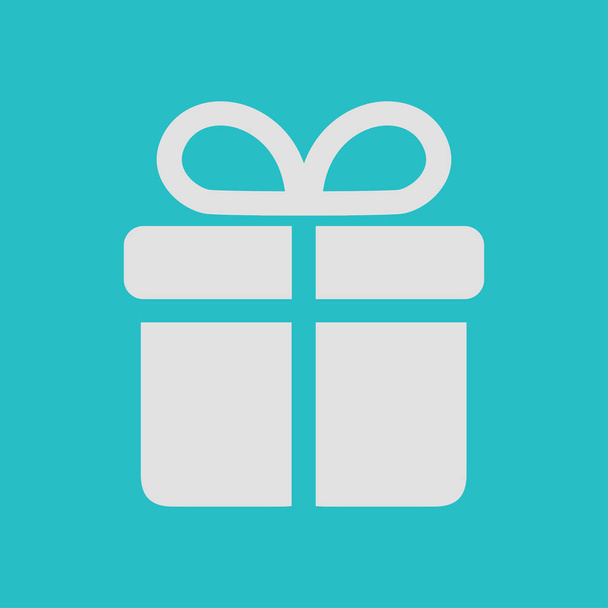Gift box  icon. Vector illustration - Vector, Image
