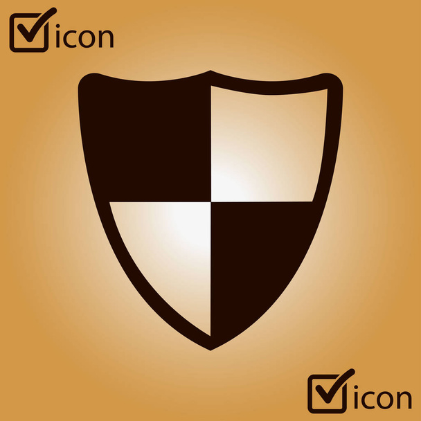 Shield icon. Protection concept.  Software designed to detect and destroy computer viruses. - Vector, Image