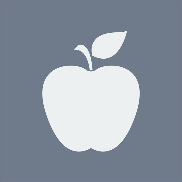Ícone da Apple ilustração vetorial simples
 - Vetor, Imagem