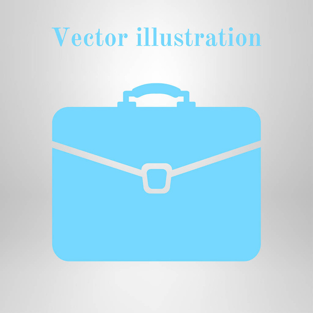 icono del maletín, ilustración vectorial. estilo de diseño plano  - Vector, imagen