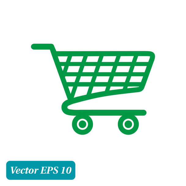 Ícone plano do gráfico de compras
 - Vetor, Imagem