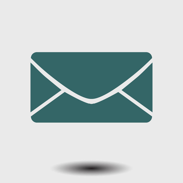 Icono plano de la letter.Mail icono
.  - Vector, imagen