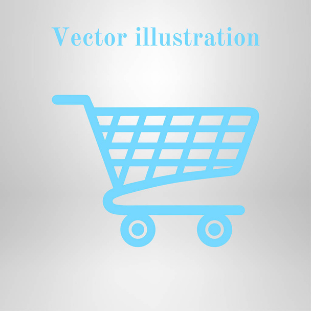 Плоская иконка торгового графика
 - Вектор,изображение