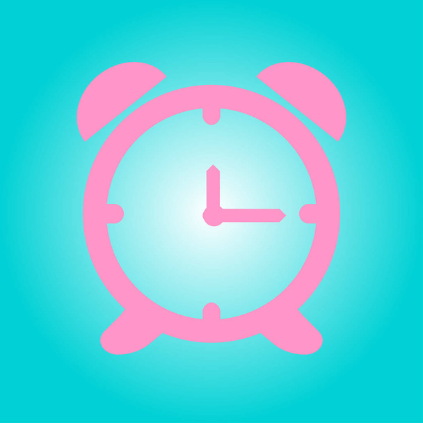 Open hours a day. Clock face. - Vector, Image