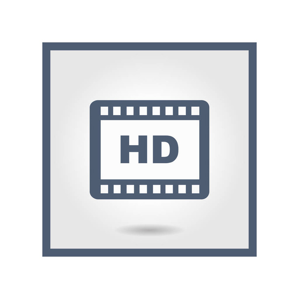 Video icon. Flat design style. Vector EPS 10. - Vector, Image