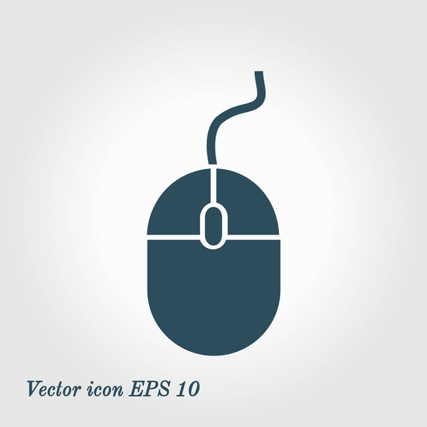 icon of mouse. Flat design  - Vector, Image