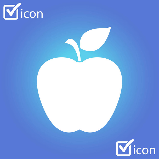 Apple icon simple vector illustration - Vector, Image