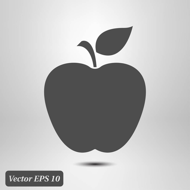 Apple kuvake yksinkertainen vektori kuva
 - Vektori, kuva