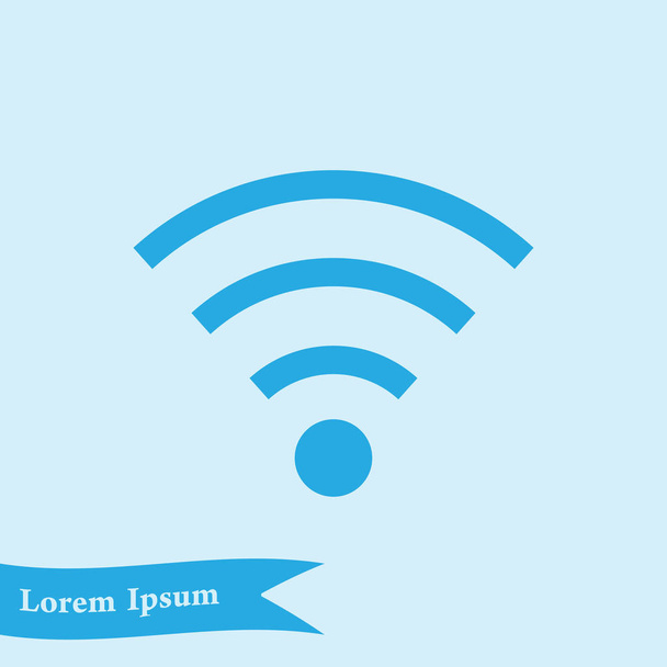 WiFi Symbol. Vektorové ikony bezdrátové sítě. Plochý design - Vektor, obrázek