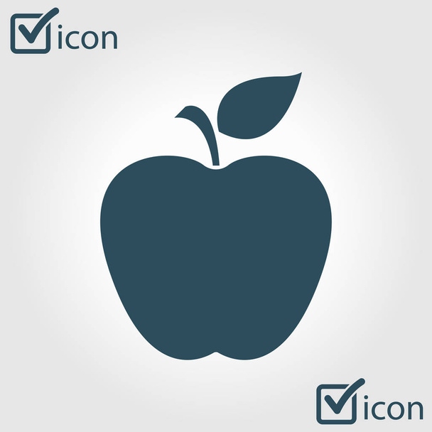Apple ikonra egyszerű vektoros illusztráció - Vektor, kép