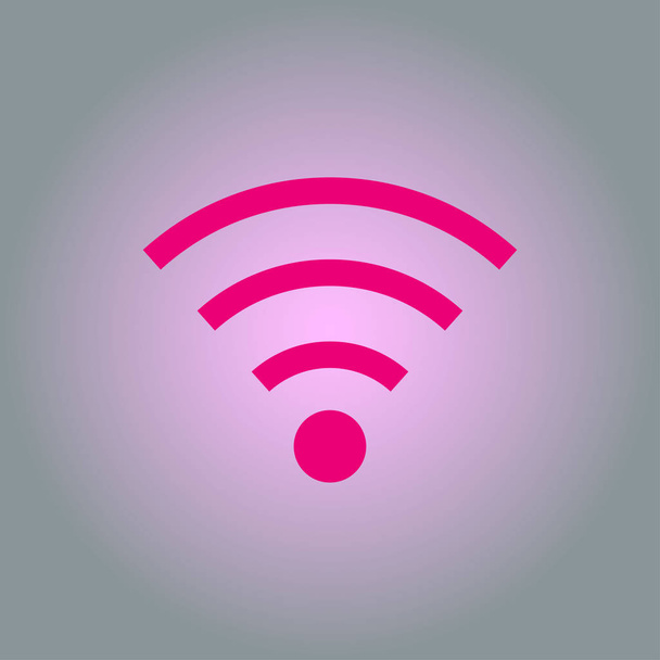 Symbole Wifi. icône de réseau sans fil vectoriel. Conception plate
 - Vecteur, image