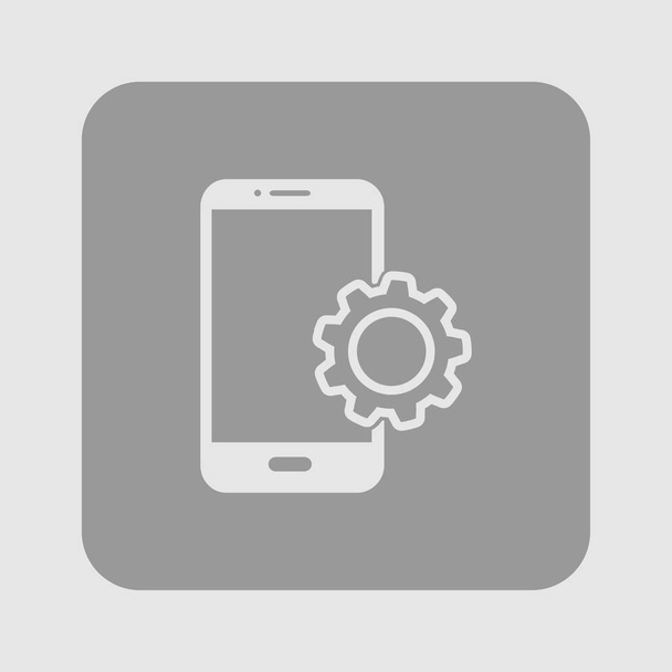 Smart phone services icon. - Vector, Image