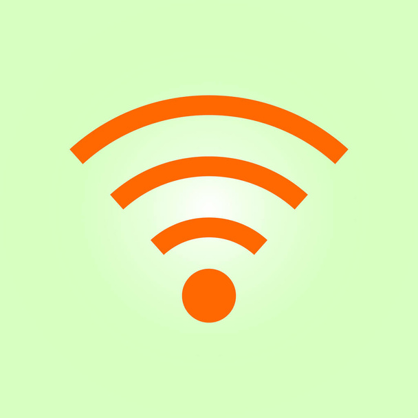 WiFi Symbol. Vektorové ikony bezdrátové sítě. Plochý design - Vektor, obrázek