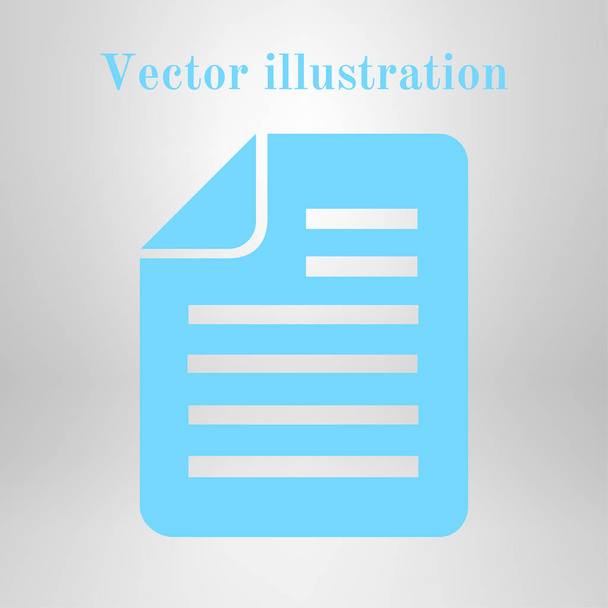 Document icon. Vector illustration - Vektor, kép