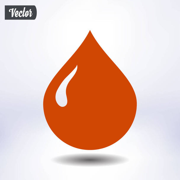 Icona della goccia di sangue. Illustrazione vettoriale - Vettoriali, immagini
