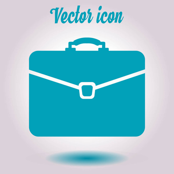 Evrak çantası ikonu, vektör illüstrasyonu. düz tasarım biçimi  - Vektör, Görsel