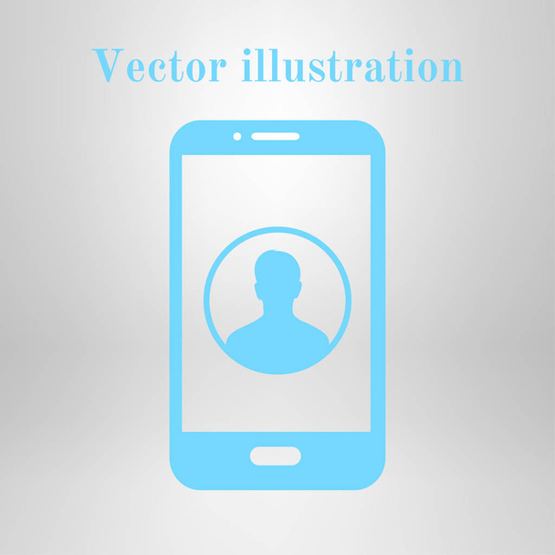 Internet security concept  icon, Identification and protection symbol, vector illustration  - Vektor, Bild