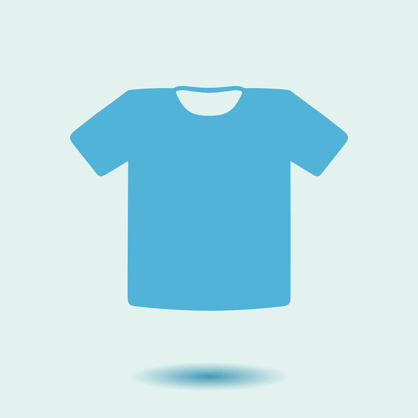T-shirt εικονίδιο "υπογραφή". Σύμβολο ρούχα. Επίπεδη σχεδίαση στυλ. - Διάνυσμα, εικόνα