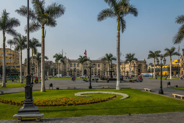 Palácio do Governo do Peru na Plaza Mayor - Lima, Peru
 - Foto, Imagem