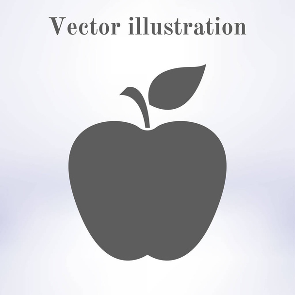 Apple アイコン シンプルなベクター イラスト - ベクター画像