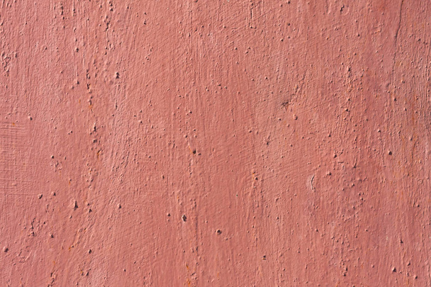 Metal texture background with pale red worn paint - Foto, Imagem