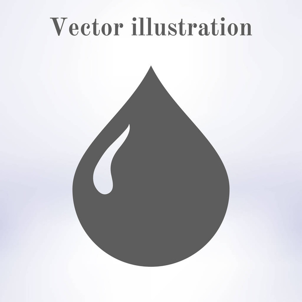 Icono de gota de sangre. Ilustración vectorial - Vector, Imagen