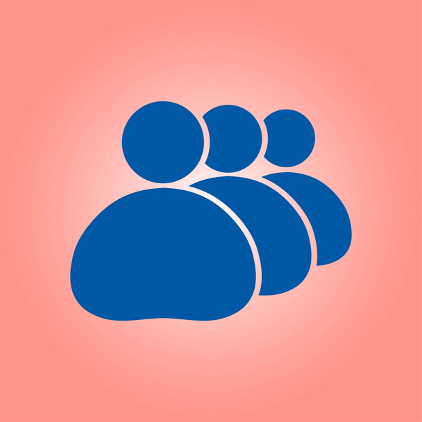 People or social sign icon.  - Vector, Image