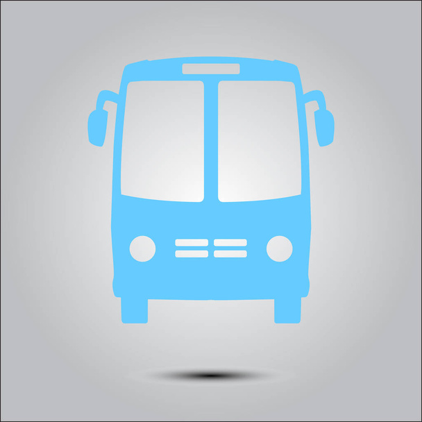 Icono del autobús. Símbolo de autobús escolar
. - Vector, Imagen