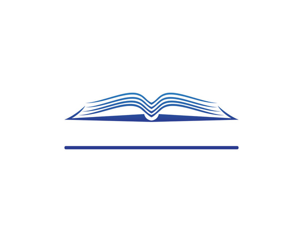 Livro leitura logotipo e símbolos modelo ícones app - Vetor, Imagem
