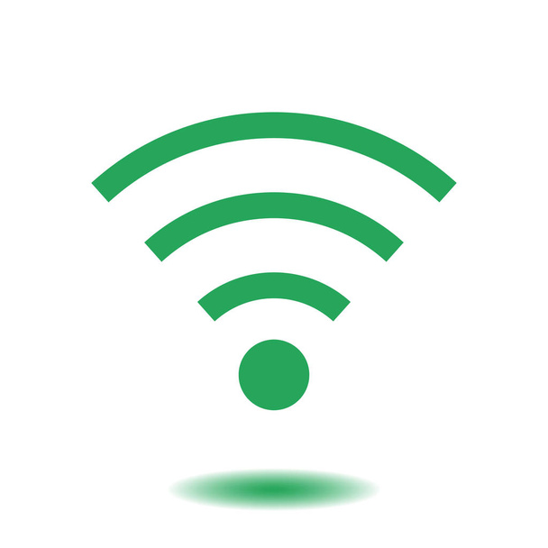 Simbolo Wifi. Icona della rete wireless vettoriale. Design piatto
 - Vettoriali, immagini