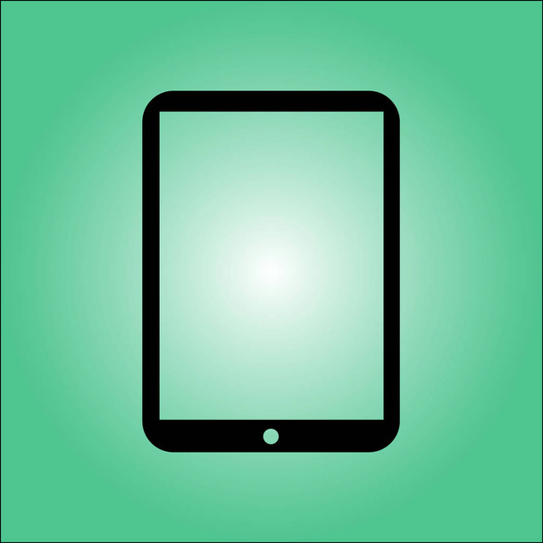modernes digitales Tablet-PC-Symbol. flaches Design. Vektor Folge 10. - Vektor, Bild