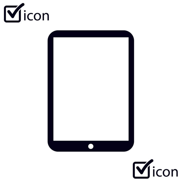 Moderní digitální tablet Pc ikona. Plochý design ikony. vektorové Eps 10. - Vektor, obrázek