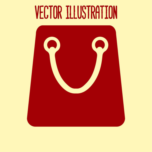 Shopping bag icon. Vector illustration - Vector, Image