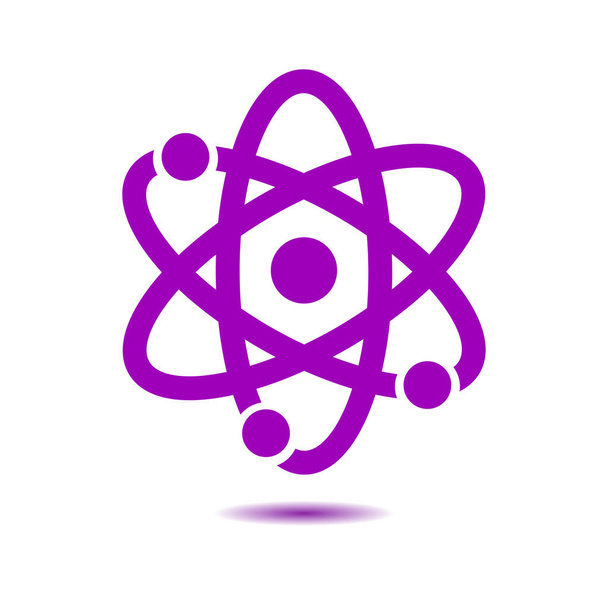 Az Atom jel simbol. Atom-részikon. - Vektor, kép