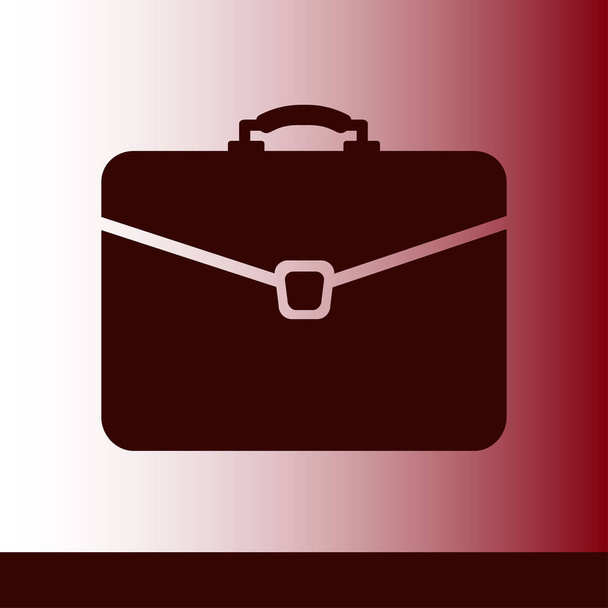 icona della valigetta, illustrazione vettoriale. stile design piatto  - Vettoriali, immagini