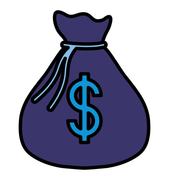 Money bag design - Vector, Image