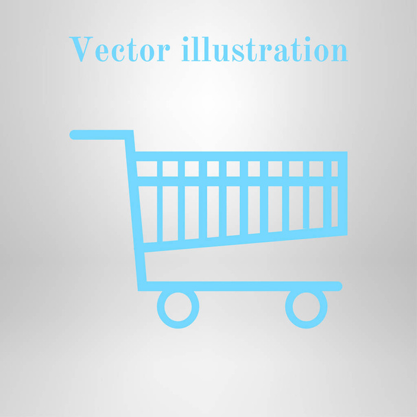 ploché ikony nakupování graf - Vektor, obrázek