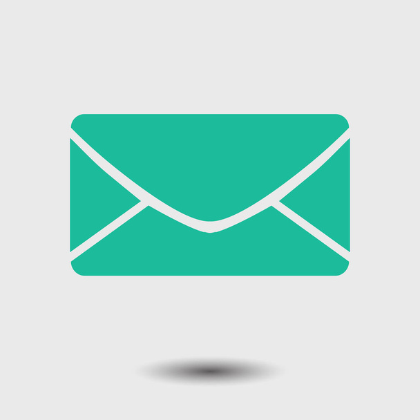 Flat  icon of letter.Mail icon.  - Vector, Image