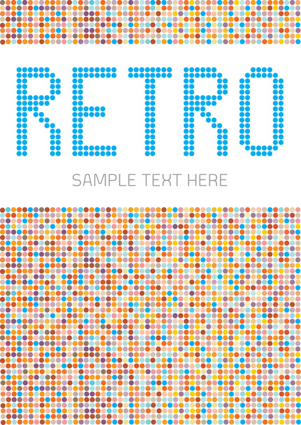 retro background with place for text - Vector, imagen