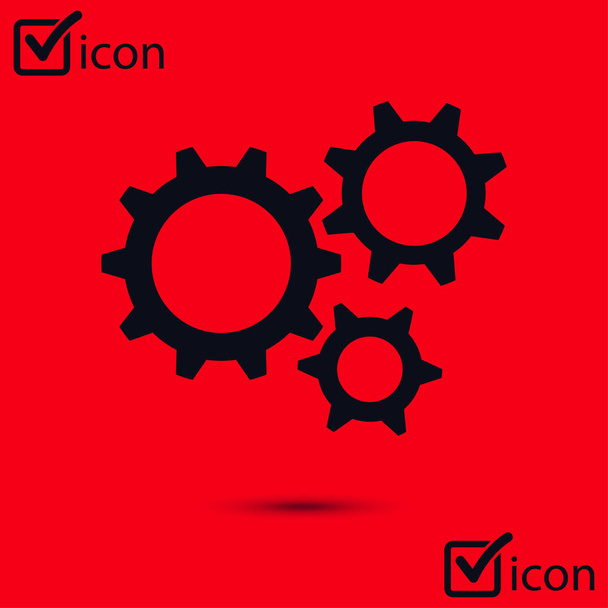 Gear icon simple vector illustration - Vector, Image