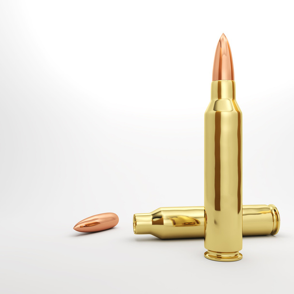Couple of Rifle Bullets - Photo, Image
