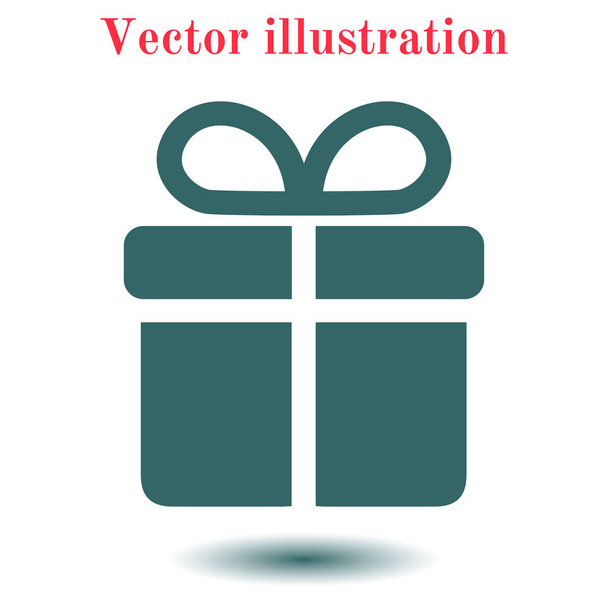 ajándékdoboz ikon. vektor illusztráció - Vektor, kép