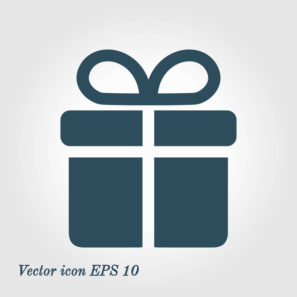 Geschenkbox-Symbol. Vektorillustration - Vektor, Bild