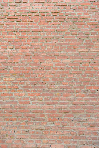 Het patroon van de oude bakstenen muur. Rood bruin baksteen. Metselwerk. Oude gebouw. Gebouw. Muurconstructie. - Foto, afbeelding