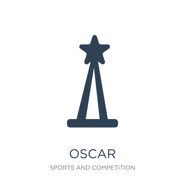 oscar icône vecteur sur fond blanc, oscar icônes à la mode remplies de la collection Sports et compétition, illustration vectorielle oscar
 - Vecteur, image